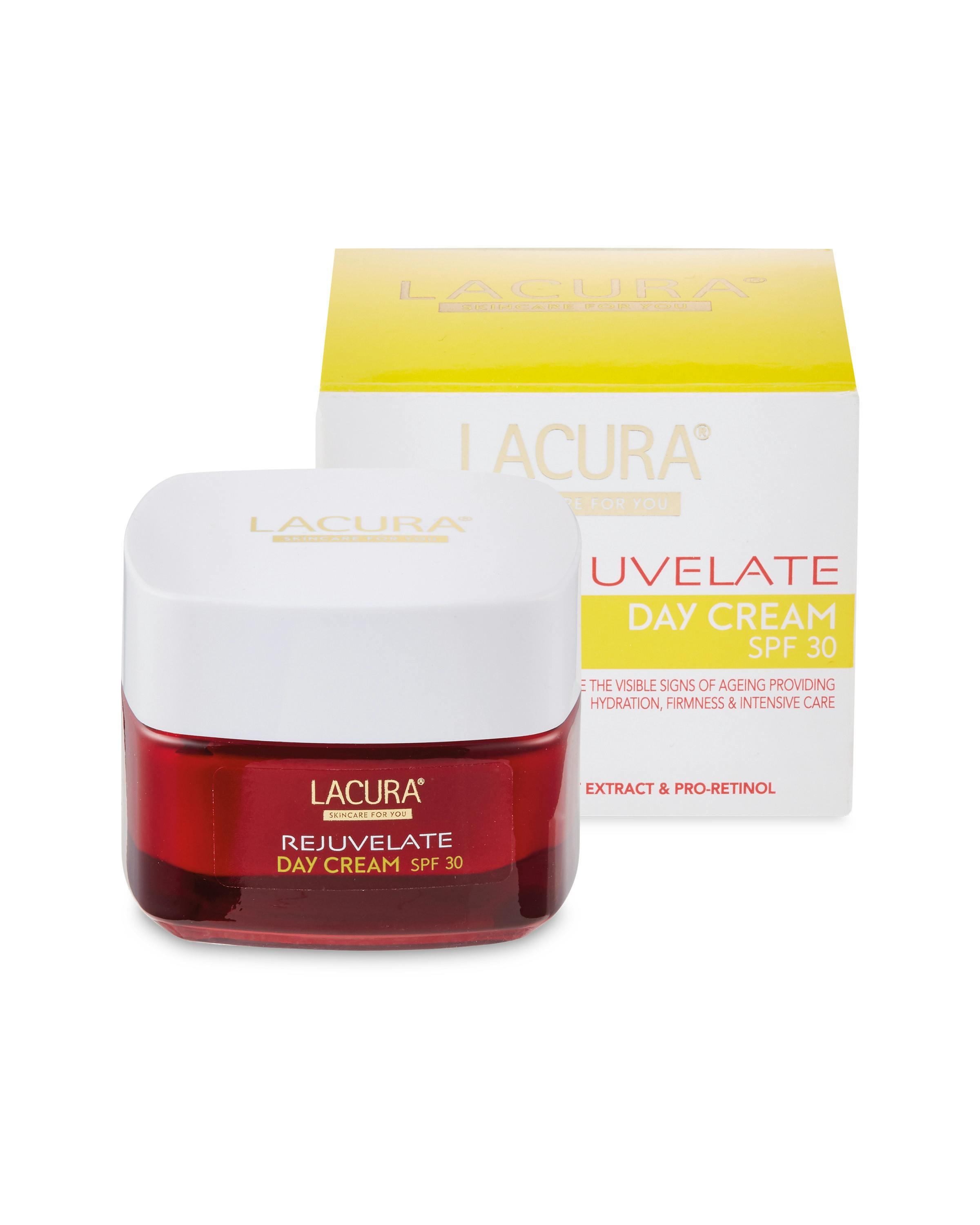 Lacura Rejuvelate Tages- Und Nachtcreme, 2x50 Ml – Pflege-Set Für Strahlende Haut